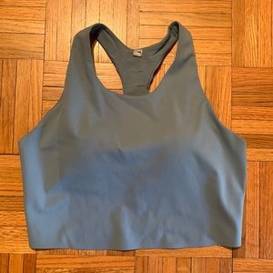 UNIQLO Dusty Blue Tank Top Sports Bra